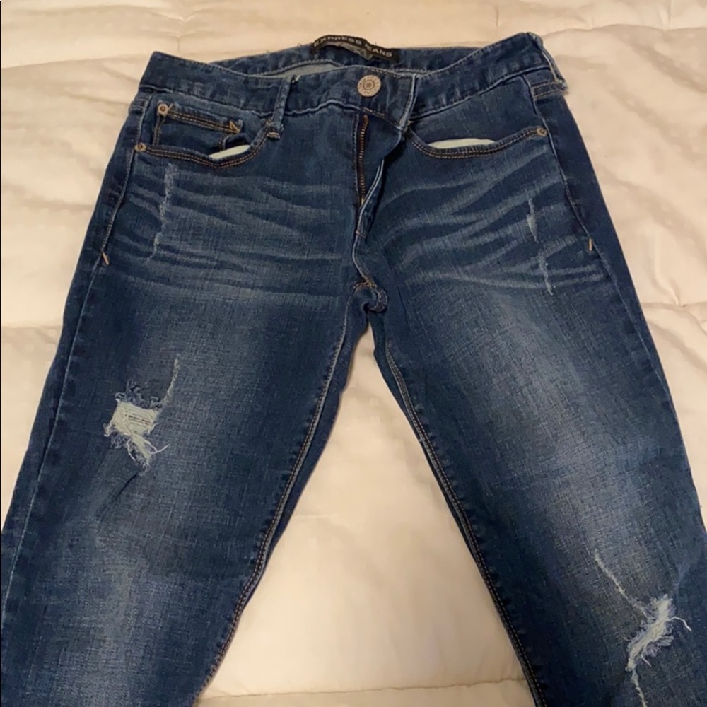 Legging low rise express jeans